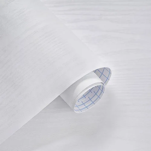 Miniatura 11 de Ismoon Papel tapiz de contacto negro para despegar y pegar, papel de contacto de grano de madera de 17.5 x 118 pulgadas, papel de contacto