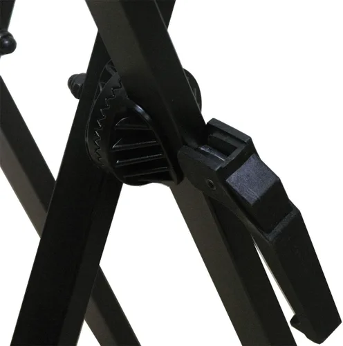Miniatura 8 de RockJam Xfinity - Soporte para teclado de piano de alta resistencia, doble X, premontado, infinitamente ajustable con correas de bloqueo
