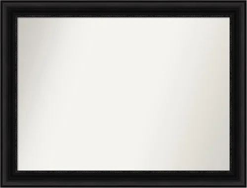 Miniatura 400 de Amanti Art Espejo personalizado, espejo de baño negro puente, espejo de pared o espejo de tocador de baño sobre el fregadero (26 x 26 pulgadas)