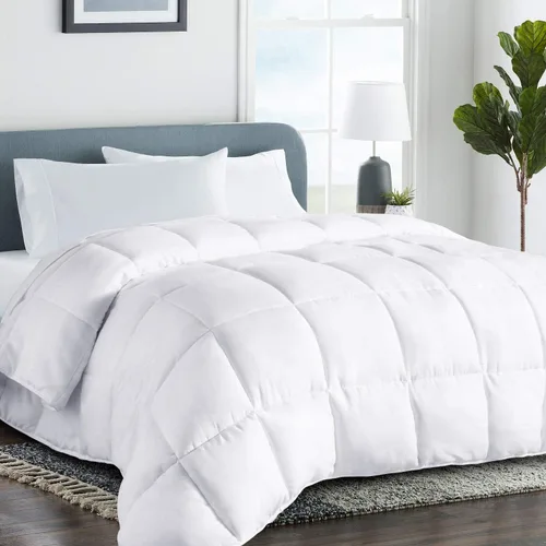 Miniatura 16 de COHOME Edredón de tamaño California King, relleno de edredón alternativo acolchado para todas las estaciones, edredón GentleSoft de hotel de lujo