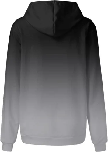 Miniatura 15 de Ceboyel Sudaderas de gran tamaño para mujer, teñido anudado, manga larga, sudaderas con capucha, ajuste holgado, ropa de moda para adolescentes