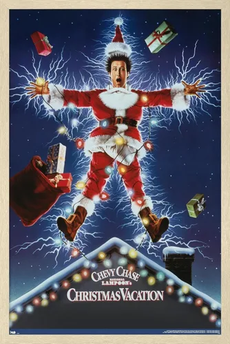 Miniatura 7 de National Lampoon's Christmas Vacation - Póster de pared de una hoja, 34 pulgadas de largo x 22.4 pulgadas de ancho, versión enmarcada en negro