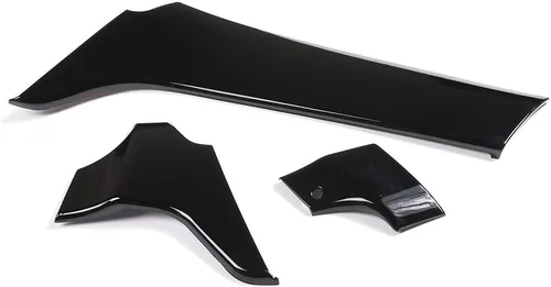 Miniatura 2 de Control central del coche Decoración Panel Trim Accesorios 3 unids para Mercedes Benz GLE GLS ML GL Clase 320 350 400 2012-2019 (negro)