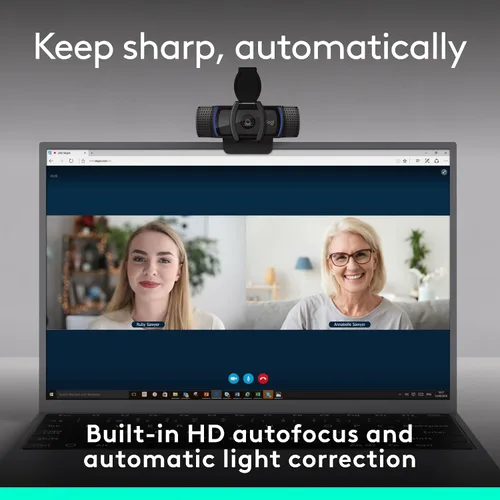 Miniatura 4 de Cámara web Logitech C920e HD 1080p con micrófono deshabilitado, certificada para Zoom y Microsoft Teams, cumple con TAA