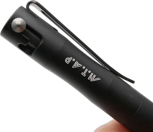 Miniatura 3 de Cool Hand Bolígrafo táctico EDC de 4.3 pulgadas con logotipo MTAP, barril de aluminio de tamaño compacto, tinta recargable, bolígrafo de escritura