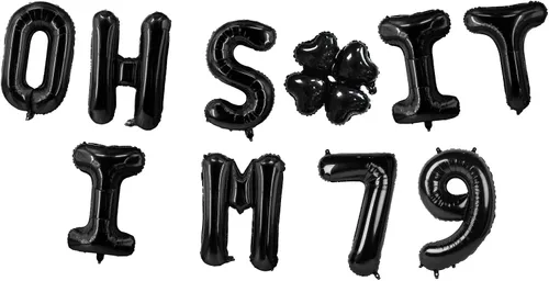Miniatura 73 de Globos de látex de 16 pulgadas con texto en inglés "Oh I'm 14" Black Hallo Fourteen Cheers to 14 Years Old Theme Decor for Man Woman Happy 14th