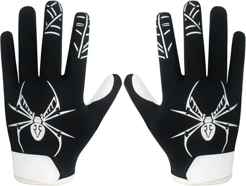 Miniatura 8 de Guantes de receptor de fútbol americano juvenil, guantes de fútbol americano con agarre de silicona para niños y niñas con Super Stick