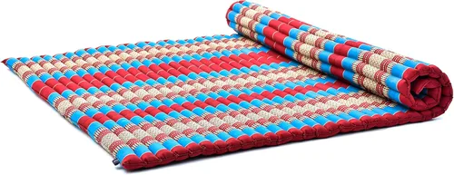 Miniatura 17 de Leewadee - Colchón plegable - Futón japonés enrollable -Alfombra de tatami triple pliegue - Cama de piso para invitados - Colchón de camping