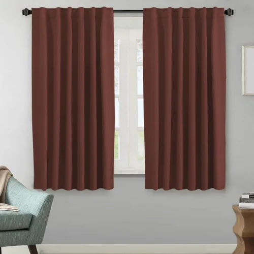 Miniatura 97 de H.VERSAILTEX Cortinas opacas con aislamiento térmico, paneles de tratamiento de ventana, cortinas opacas para oscurecer la habitación, cortinas Gris
