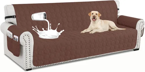 Miniatura 13 de XINEAGE Funda 100% impermeable para silla y sofá para mascotas, funda antideslizante para sofá, fundas lavables para silla, protector de muebles