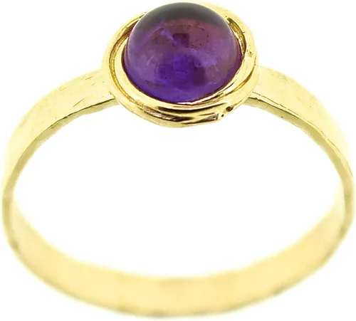 Miniatura 48 de Anillo de oro de piedras preciosas, anillo de piedra chapada en oro de 14 quilates, anillo de piedra apilable, anillo de oro de piedra pequeña