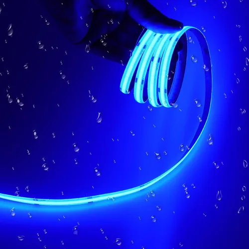 Miniatura 20 de JOYLIT Tira de luces LED COB de 24 V, 5000 K, luz blanca, impermeable, 20 pies/19.7 ft, 320 LEDs/M, uniforme CRI 90+, cinta flexible para armarios