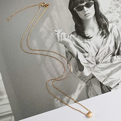 Miniatura 3 de PAVOI 14K Gold Plated Dainty Pendant Necklace Dot, Elephant, Butterfly, Pineapple Pendant Layering Necklaces