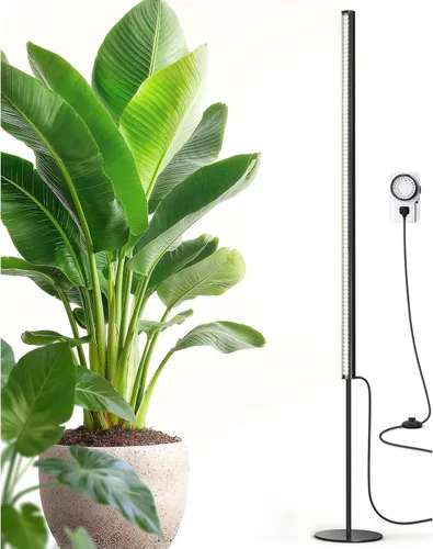 Miniatura 10 de Barrina Luz de Crecimiento de Pie para Plantas de Interior, 20W 2FT Luz LED de Planta de Escritorio, Colgante y de Pie, Luces de Crecimiento