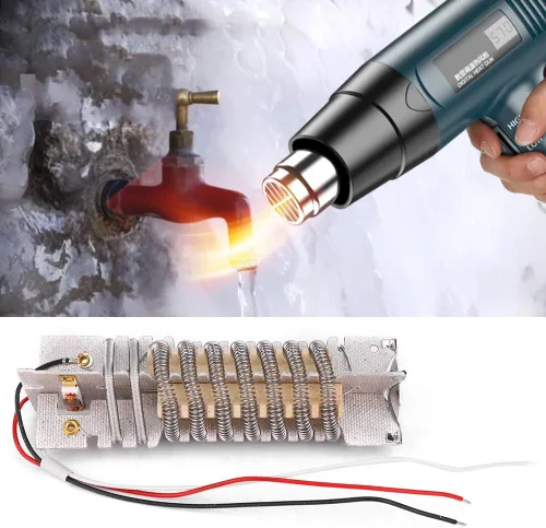 Miniatura 3 de LiebeWH Pistola de aire caliente Kit de reemplazo de núcleo de calefacción Pistola de soldadura 1500W DC Fuente de alimentación de soldadura