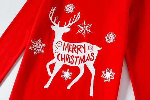 Miniatura 10 de Pijamas familiares a juego de Navidad pijamas de algodón para vacaciones