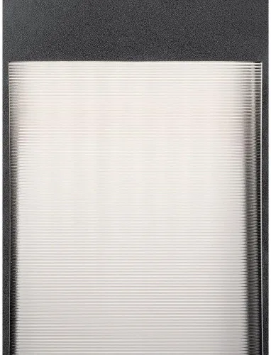 Miniatura 2 de Kichler 49362BKTLED Ryo - Aplique de pared para exteriores, 1 luz LED de 9 vatios, negro texturizado