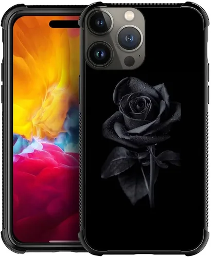 Miniatura 37 de DJSOK Compatible con funda para iPhone 13 Pro Max, fundas doradas de mariposa y rosa para iPhone 13 Pro Max para mujeres y niñas, diseño