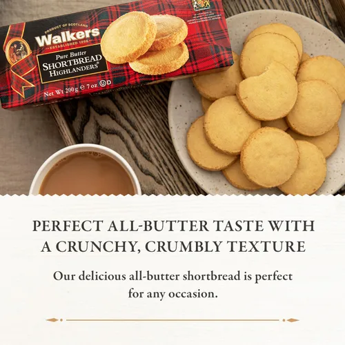 Miniatura 6 de Walker's Shortbread Highlanders, galletas de mantequilla pura de mantequilla, caja de 4.7 onzas (paquete de 2)