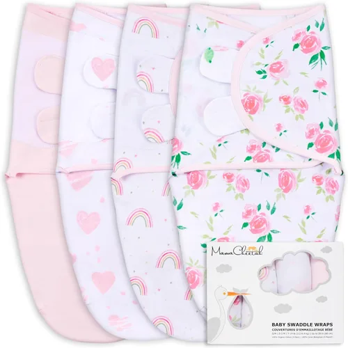 Miniatura 24 de Mama Cheetah Saco de envolver para bebés prematuros, saco de dormir orgánico para bebés prematuros, manta para envolver prematuros, envolturas