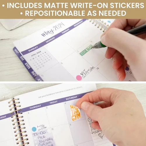 Miniatura 6 de bloom daily planners - Hojas adhesivas para planificador de salud, bienestar y fitness - Paquete de calcomanías variadas - ¡Seis hojas adhesivas por