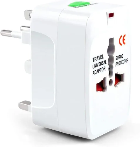 Convertidor de adaptador de corriente universal portátil en todo el mundo, todo en uno, cargador de pared de viaje internacional fuera del país,