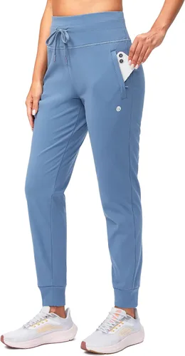 Miniatura 10 de G Gradual Pantalones deportivos con forro polar para mujer, de cintura alta, resistentes al agua, térmicos, para invierno, correr, senderismo