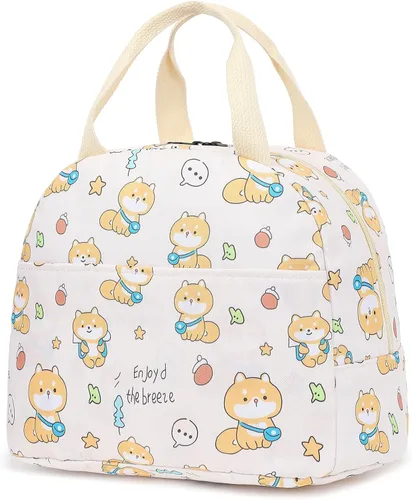 Miniatura 14 de Bolsa de almuerzo para gatos para mujeres y niñas, bolsas de almuerzo aisladas, lonchera reutilizable para niños y adultos, escuela, trabajo, picnic