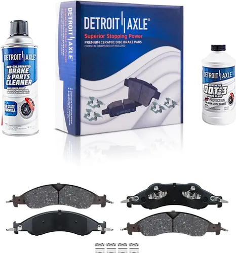 Miniatura 41 de Detroit Axle - Pastillas de Freno Delantero para Nissan Altima Maxima Sentra 350Z Cube Juke Versa INFINITI G20 G35 I30 I35 Suzuki SX4, Pastillas