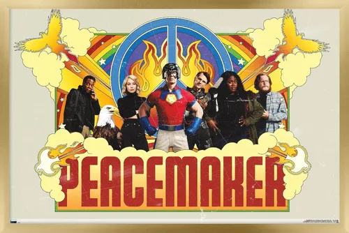 Miniatura 12 de DC Comics TV Peacemaker - Póster de pared grupal, 34 pulgadas de largo x 22.4 pulgadas de ancho, versión premium sin marco