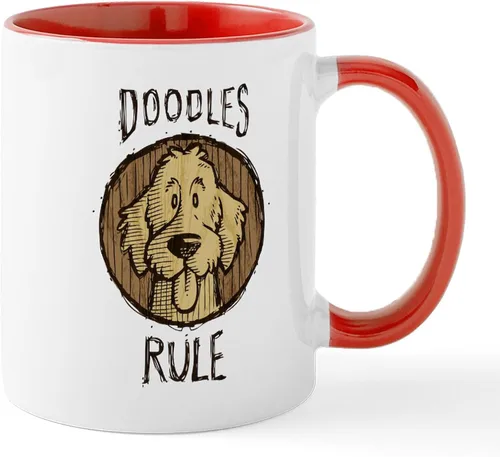 Miniatura 13 de CafePress I Love My Doodle Mugs - Taza de café de cerámica, taza de té, 11 onzas