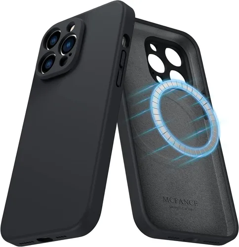 Miniatura 23 de Funda de silicona con soporte para iPhone 17 Pro [compatible con MagSafe] [Protección completa de la cámara] (6.3 pulgadas 2025), fundas de teléfono