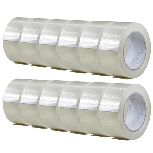 Miniatura 22 de GGR Supplies FIL-795 Cinta de fleje de filamento reforzada con fibra de vidrio mono/uni-direccional súper resistente de grado comercial de servicio