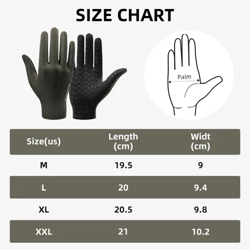 Miniatura 6 de ROCKBROS Cycling Gloves Mountain Bike Gloves Full Finger Cycling Gloves Anti-Slip Bicycle Gloves for Men Women Cycling Sports