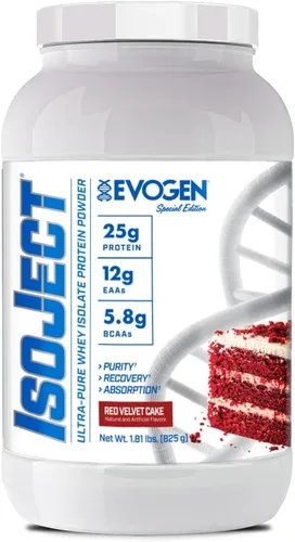 Miniatura 23 de Evogen Isoject - Aislado de proteína de suero Proteína de suero en polvo ultra pura con enzimas encendedoras, BCA y EAA Absorción y recuperación