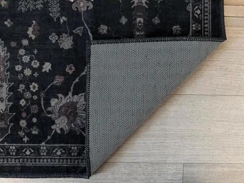 Miniatura 6 de GLN Rugs Traditional Sumer - Alfombra lavable a máquina, vintage lavable, antideslizante, de pelo bajo, alfombra de entrada o pasillo, cocina, fácil