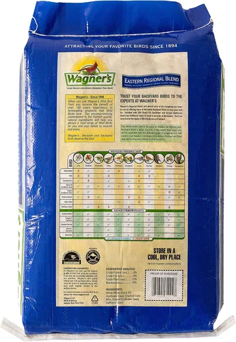 Miniatura 6 de Wagner's 62008 Western Regional Blend - Alimento para pájaros silvestres, bolsa de 20 libras y 62004 Eastern Regional Alimento para aves silvestres