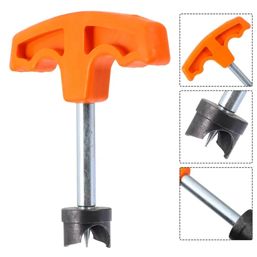 Miniatura 5 de Yardwe - Herramienta perforadora de orificio de riego por goteo con agarre ergonómico para instalación de tubos de polietileno y rociadores