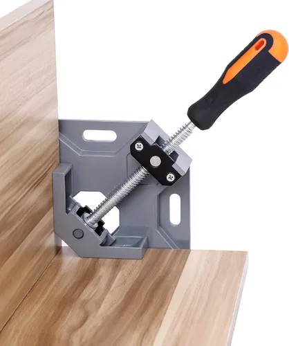 Miniatura 6 de 4 abrazaderas de esquina – Abrazaderas de madera de 90 grados en ángulo recto para carpintería, con marco de aleación de aluminio ajustable