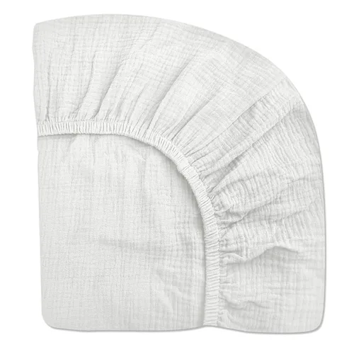 Miniatura 29 de Pack and Play Sábanas para bebés, niños y niñas, 39 x 27 x 3 pulgadas, muselina neutra de algodón, paquete N Play, sábana con estilo bohemio