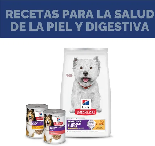 Miniatura 10 de Hill's Science Diet Alimento seco para perros adultos con estómago y piel sensible, pollo, bolsa de 4 libras