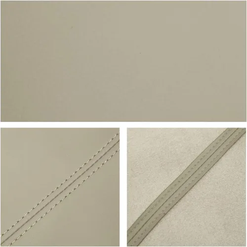 Miniatura 6 de X AUTOHAUX Par de cubiertas para apoyabrazos de piel sintética para puertas delanteras de coche, color beige para Honda CR-V 2007-2012