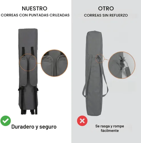 Miniatura 7 de FAIR WIND Silla de camping de gran tamaño con toldo ajustable de 380 libras de capacidad para personas pesadas, silla de playa plegable portátil