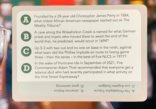 Miniatura 4 de You Gotta Know Philadelphia Hometown - Juego de preguntas y preguntas