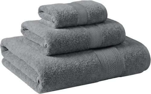 Miniatura 21 de Superior Juego de 2 toallas de baño de fibra larga 100% algodón peinado de 27.64 oz/m², para baño, ducha, cocina, súper suave, afelpado, altamente