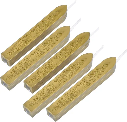 Miniatura 7 de Varillas de Cera para Sellar, Yoption 10 Piezas Varillas de Cera Multicolor con Mechas para Invitación de Boda Sobres de Regalo Tarjetas de Navidad