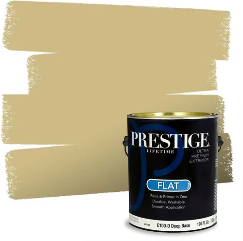 Miniatura 36 de PRESTIGE Paints Exterior Paint and Primer In One, 1-Gallon, Satin, Comparable Match of Benjamin Moore* Royal Linen* 931BM-PCM