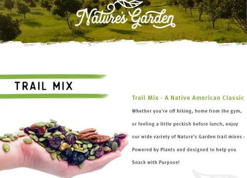 Miniatura 6 de Trail Mix - Paquetes individuales Paquete variado Sin gluten vegano y apto para dieta cetogénica Power Up & Natures Garden Probiotic & Omega 3