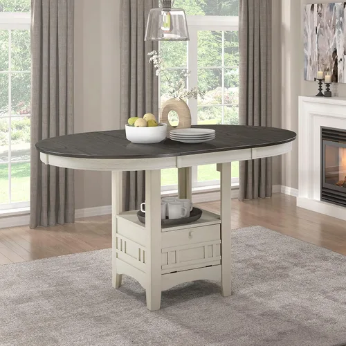 Miniatura 10 de Lexicon Dante Silla de Altura de Mostrador (Juego de 2), Silla de Isla de Cocina con Marco de Madera con Asiento de Tela Tapizada y Diseño