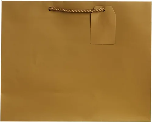 Miniatura 6 de Jillson Roberts 6 bolsas de regalo grandes de 12.5 x 10 x 5 pulgadas, disponibles en 12 colores sólidos, negro mate